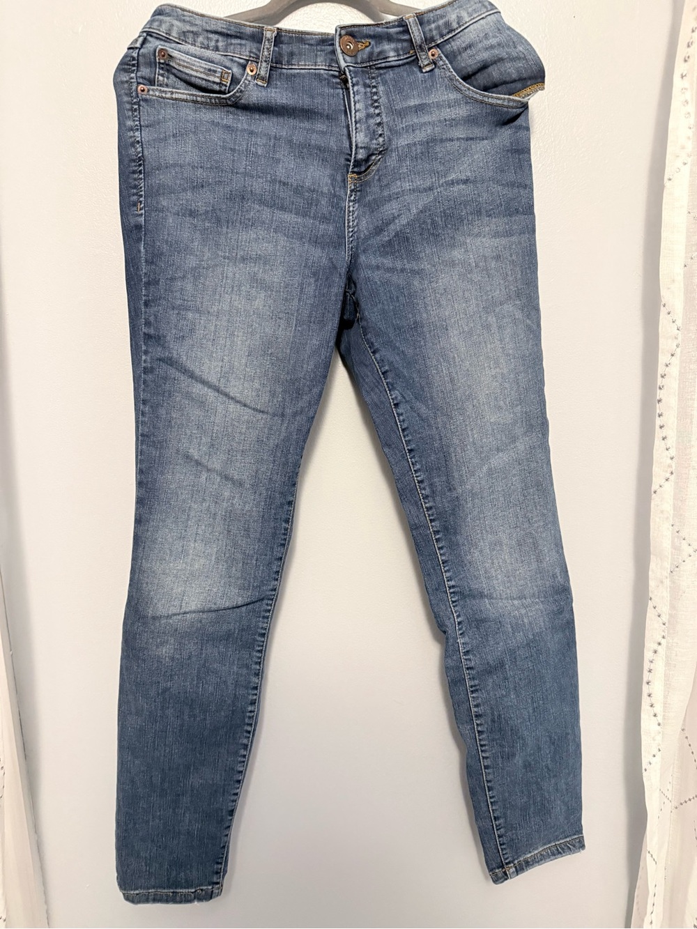 INC International Concepts Denim Mid Rise Skinny Jeans Size 10/30